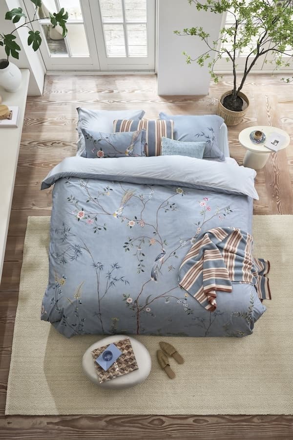 Pip Studio Bamboo Blossom Licht blauw dekbedovertrek