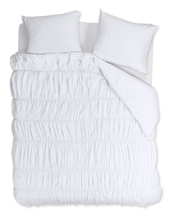 Rivièra Maison Ruffle Wit dekbedobertrek