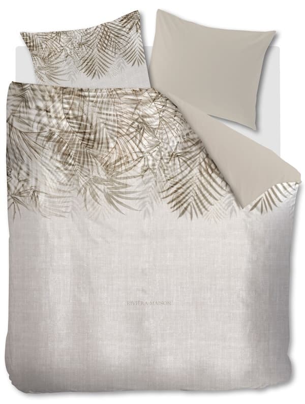 Rivièra Maison Palm Shade Naturel dekbedobertrek