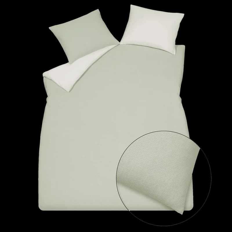 Vandyck Pure 89 smoke green dekbedovertrek