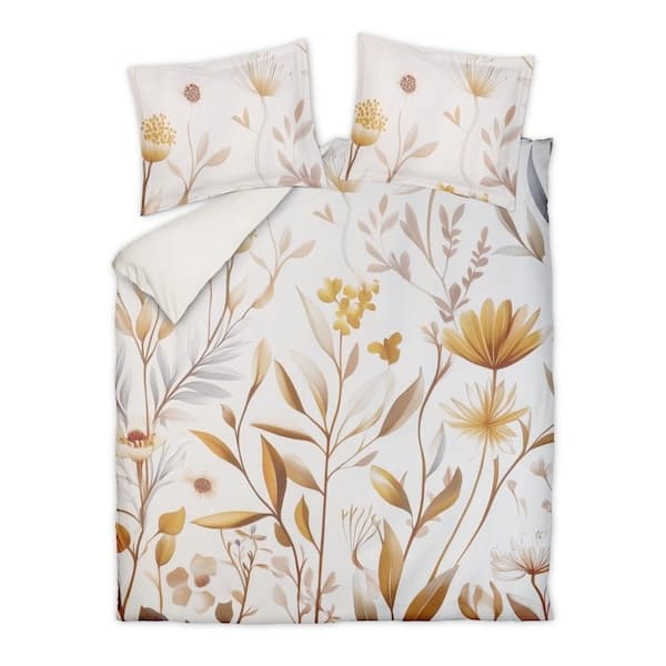 Vandyck Daydream cream tan dekbedovertrek