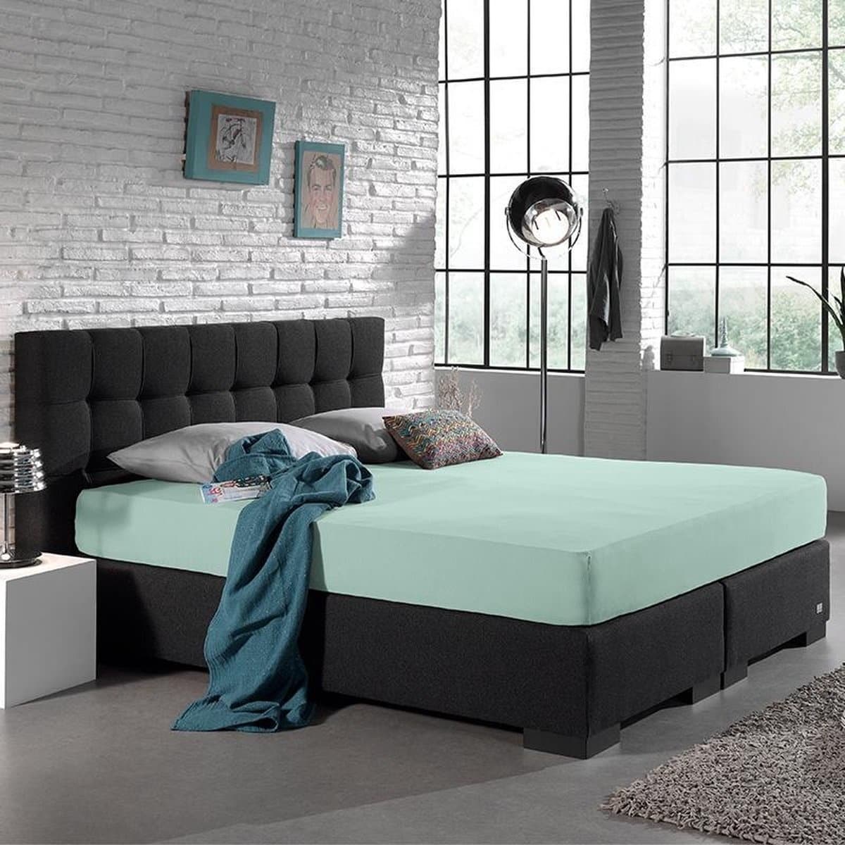 Dreamhouse Dubbel Jersey Matras Hoeslaken Pastel Blue 220 gr