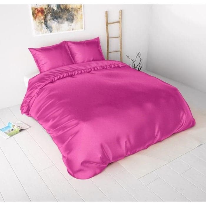 Sleeptime Beauty Skin Care Hot Pink glanssatijn