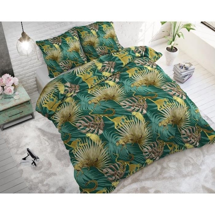 Sleeptime Golden Botanical Green