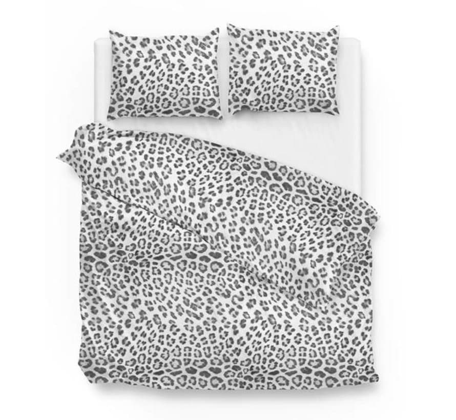 Zo!Home Yildou White/Grey katoen-satijn