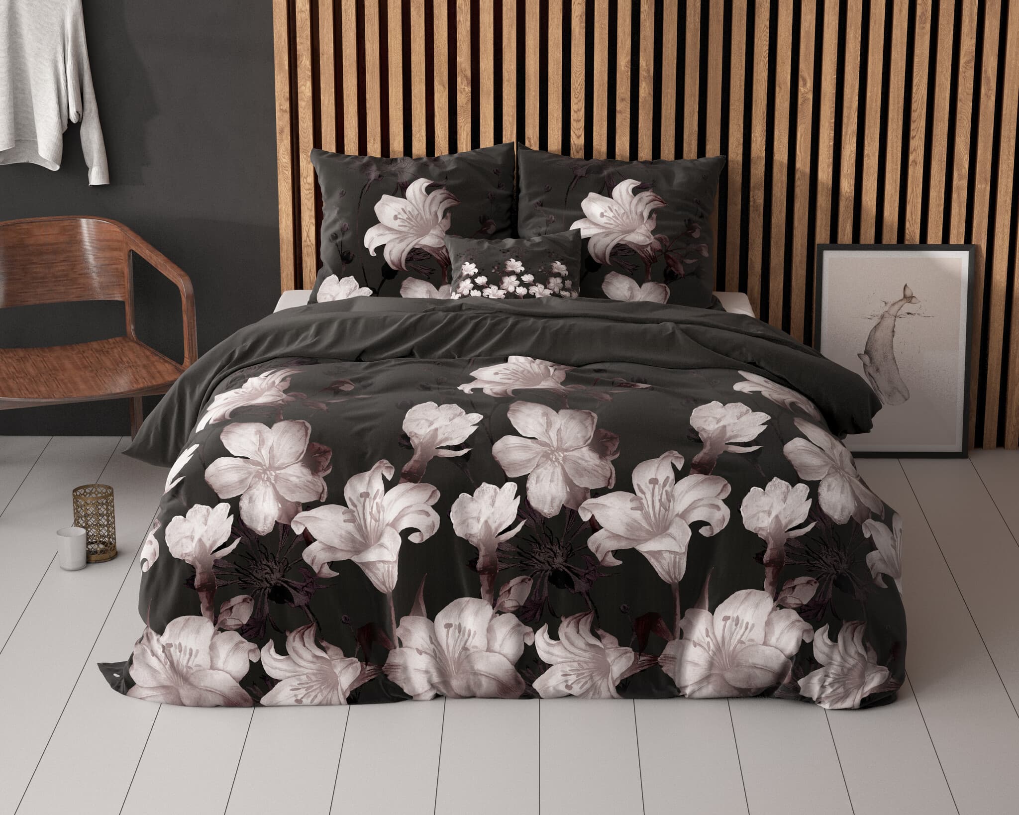 Sleeptime Dark Flower Zwart