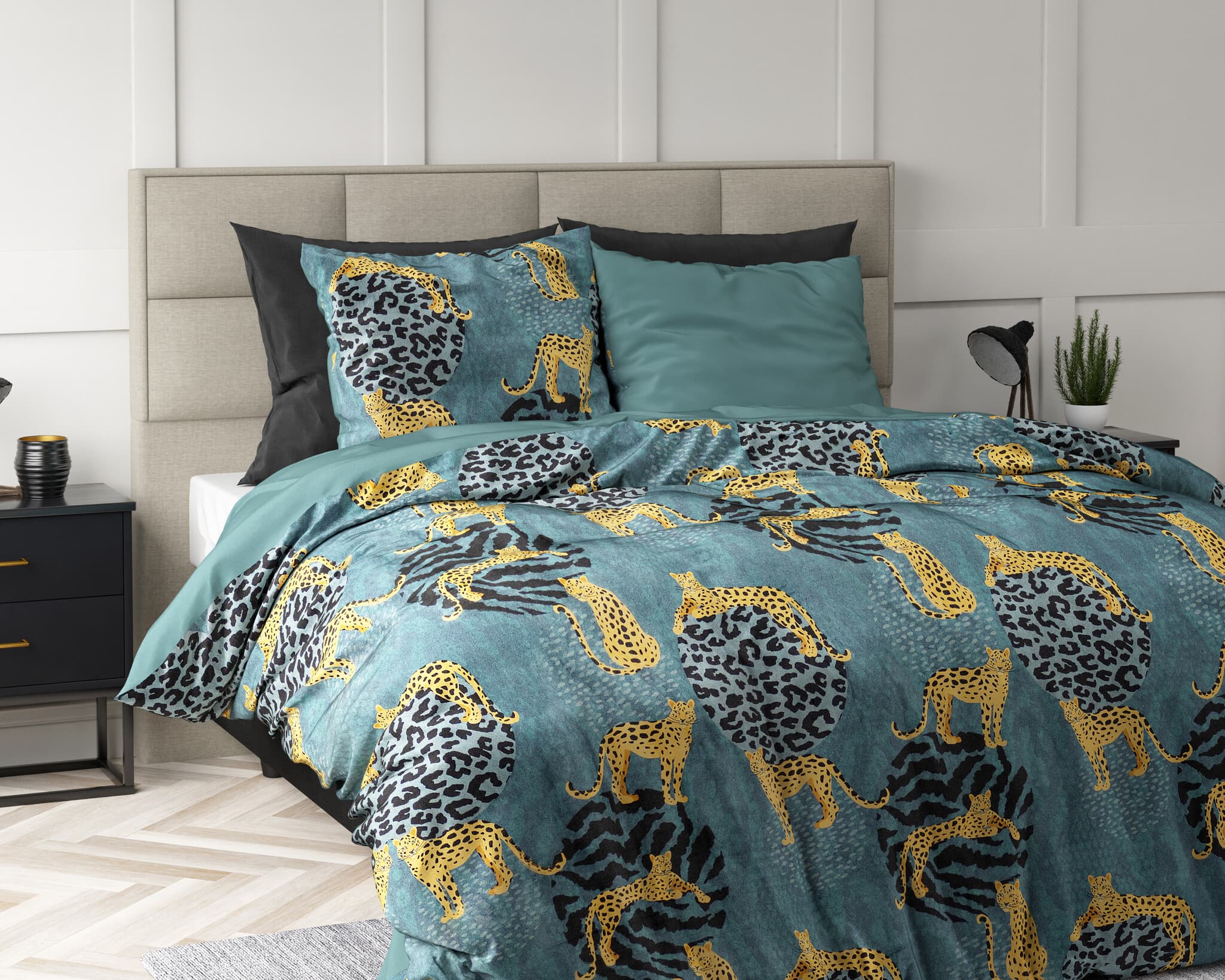 Sleeptime Axel Velvet groen