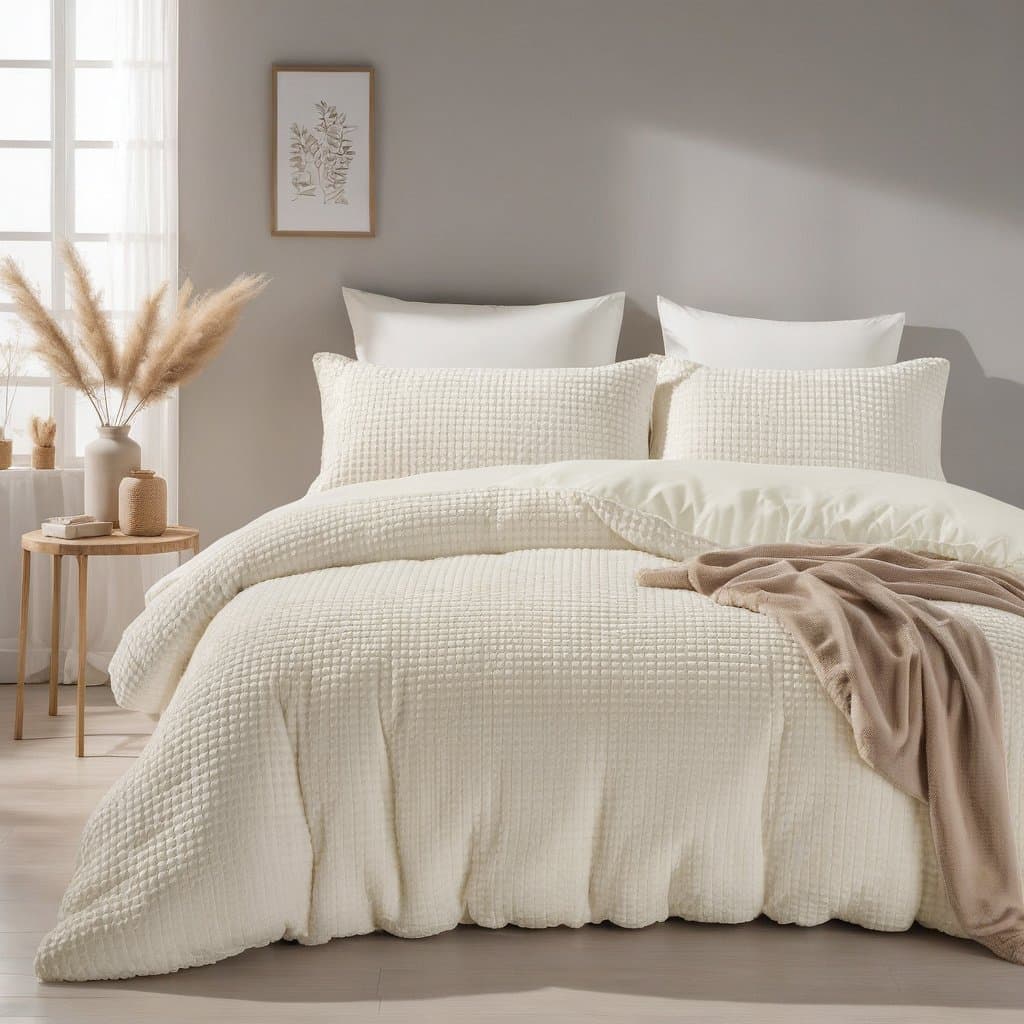 Sleeptime Check Teddy crème