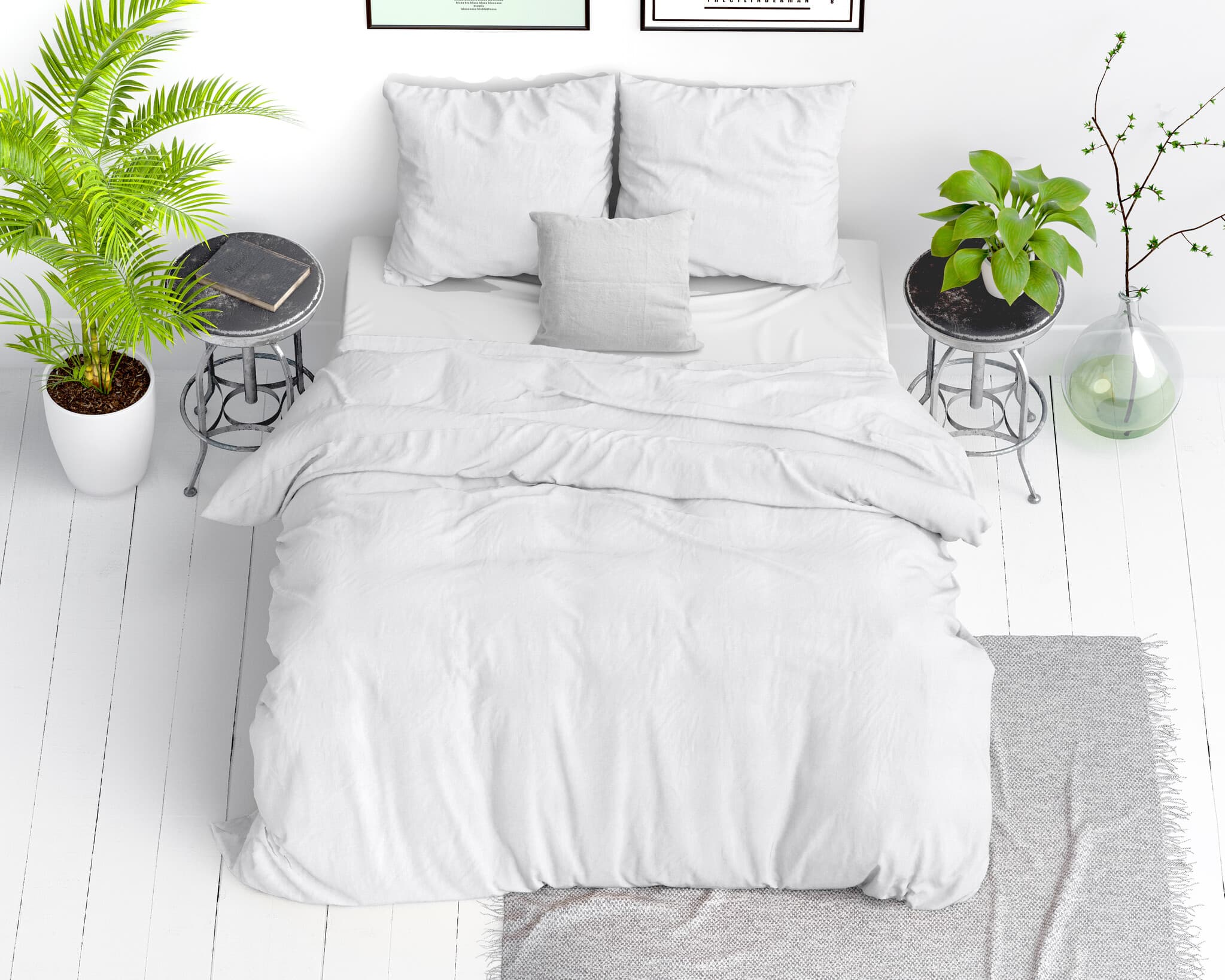 Zensation Stone Washed White - Katoen