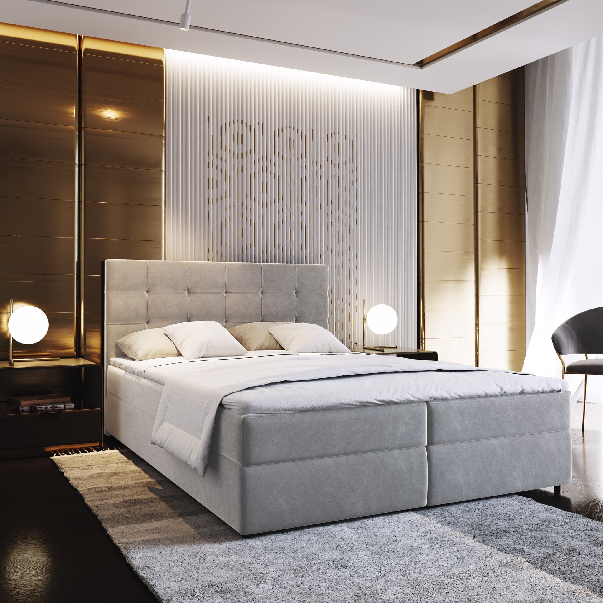 Opberg Boxspring Bloss - Direct Leverbaar!