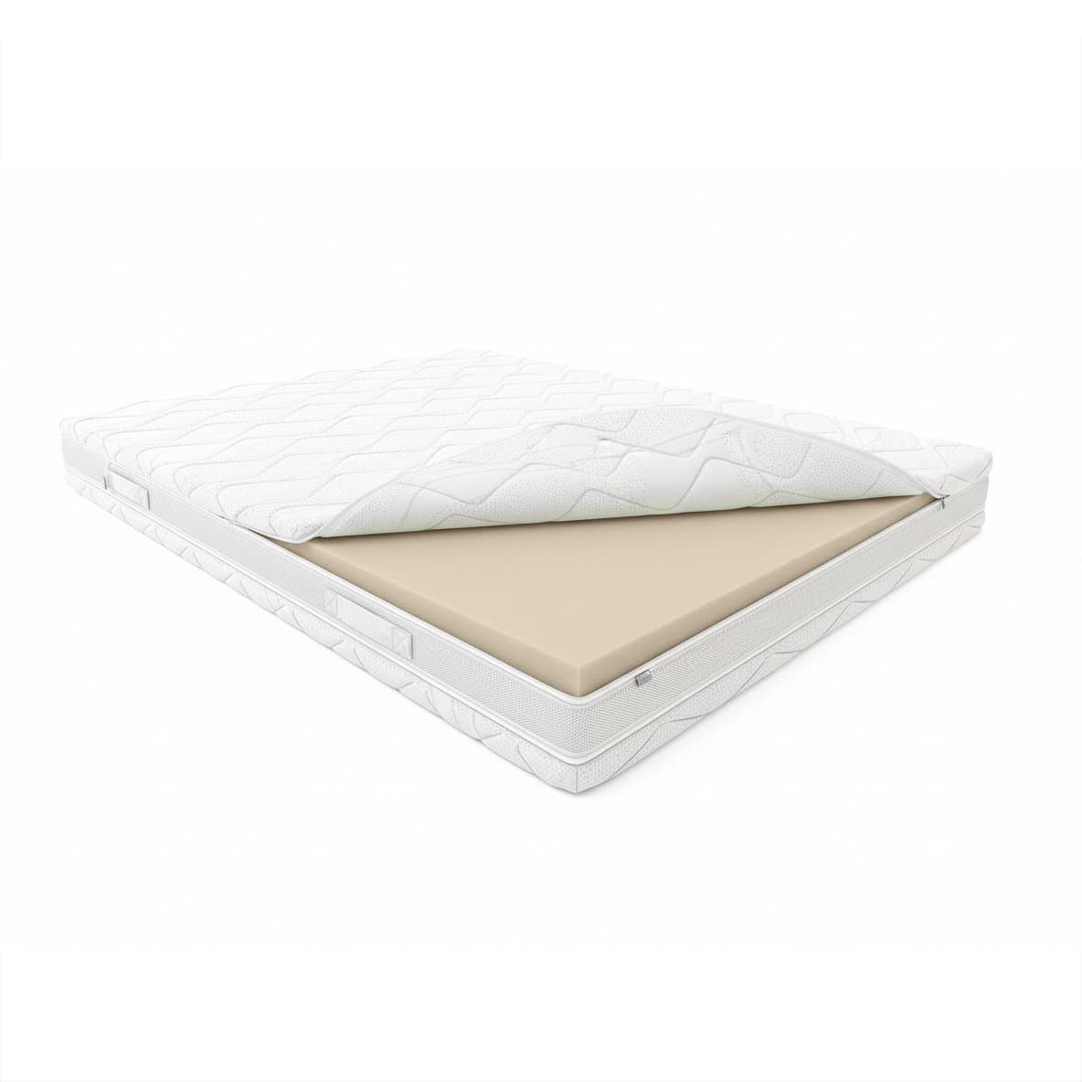 Pocketveermatras Tencel Traagschuim - 24 cm