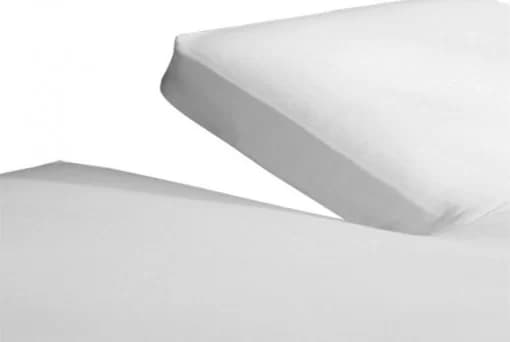 Krimpvrije splittopper molton - 100% katoen - hoek 12cm - 250 grams