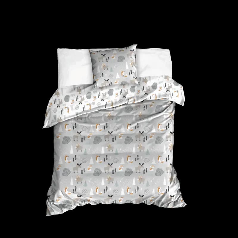 Carbotex Kerst Dekbedovertrek dieren