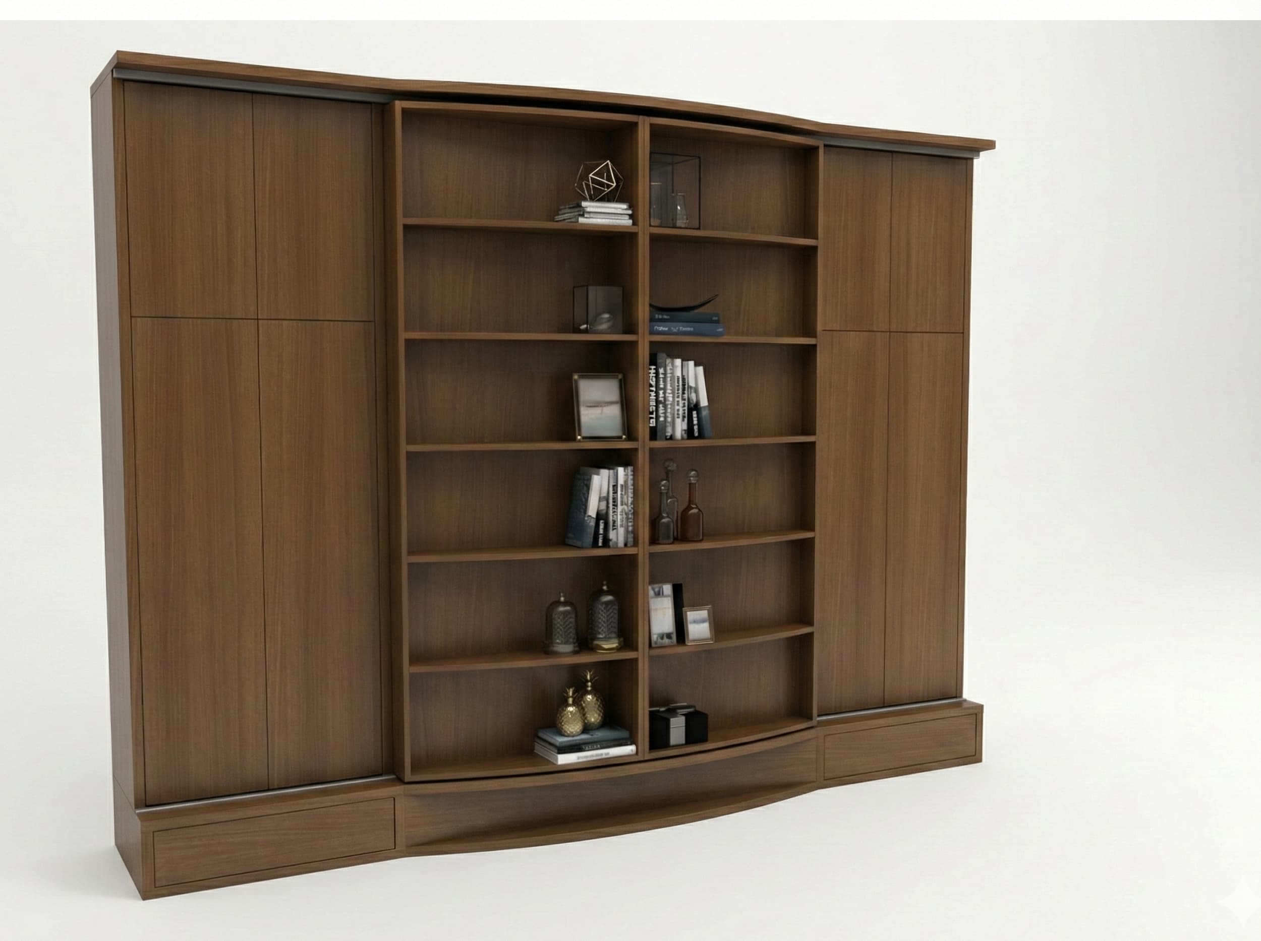 Tweepersoons opklapbed Suit 140 x 200 cm bruin