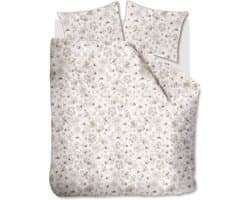 Riviera Maison Flowing Flowers dekbedovertrek - Lits-Jumeaux - 240x200/220 - Zand