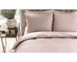 Riviera Maison Bambu dekbedovertrek - Lits-Jumeaux - 240x200/220 - Zacht Roze