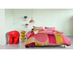 Beddinghouse Dutch Design Sunset Boulevard dekbedovertrek - Lits-Jumeaux - 240 x 200/220 cm - Koraal