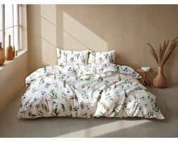 Zohome Dekbedovertrek Fuscello - Multi - Takken - Dekbedovertrek 200x200/220 cm - 100% Microvezel - Tweepersoons Dekbedovertrek