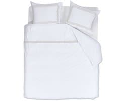 Rivièra Maison Leandro dekbedovertrek - Lits-Jumeaux XL - 260 x 200/220 cm - Zand