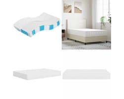 vidaXL Pocketveringmatras middelhard-hard 140x200 cm - Pocketveringmatras - Pocketveringmatrassen - Matras Pocketvering - Matras Pocketveren