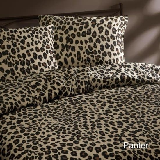 Day Dream Panter - Dekbedovertrek - Lits-jumeaux - 240x200/220 cm - bruin
