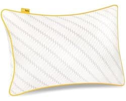 Luxe Traagschuim Hoofdkussen – Verstelbaar & Ademend met Bamboe Hoes | 71x45cm | Geschikt voor Zij-, Rug- & Buikslapers | Wit