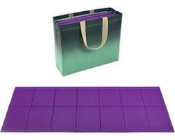 Kampeer slaapmat - Backpack matras buitenkussen - Outdoor rusten slapen - Lichtgewicht isolerende laag - 173x61x0.6 cm - Violet