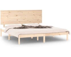Tweepersoonsbed | Dubbelbed | Volwassenenbed | Bedframe massief hout 180x200 cm