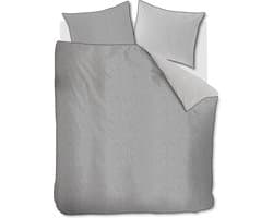 Rivièra Maison - Chevron Weave dekbedovertrek - Lits-Jumeaux - 240x200/220 cm - Grijs