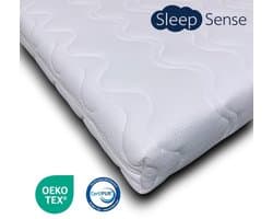 Sleep Sense - 160x200 Topper matras - premium hoes - 9 cm dik - HR5 - Matras topper topdek - Afritsbaar en wasbaar - Hotel kwaliteit