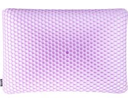 BELIANI ATHOS - Hoofdkussen traagschuim - Violet - 55 x 35 cm - Traagschuim