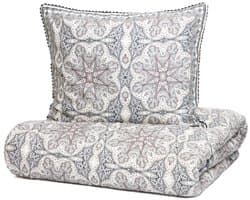 HOMLA BEDDING - Beddengoed - Dekbedovertrek - SCARLA - Satijn PREMIUM - 200x220 cm + 2x50x60 cm