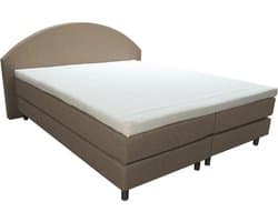 Slaaploods.nl Curve - Boxspring inclusief matras - 140x200 cm - Beige