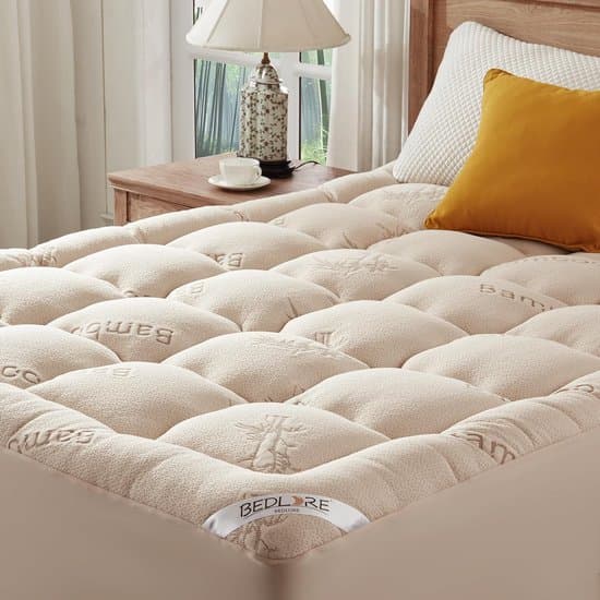 Extra Zachte Matrastopper 160x200 cm - Luxe Bamboe Viscose Topper met Diepe Hoeken