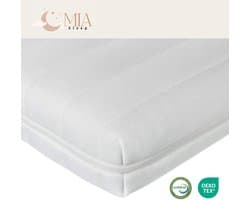 MIA Sleep Hotel Topper - Topdekmatras 150x190 - Gel Hybrid Koudschuim - Gemiddeld - Luxe Tijk - Orthopedisch - Hybrid - Circa 7 cm dik