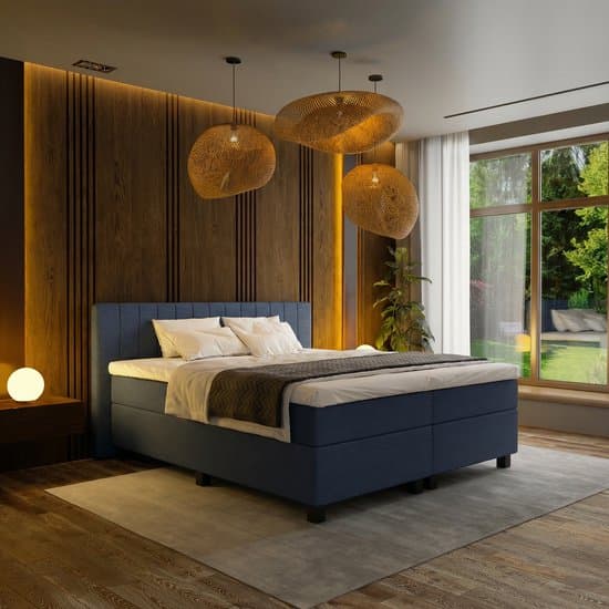 Mörgenn Boxspring Douze - Losse box - Donkerblauw - 140 x 200