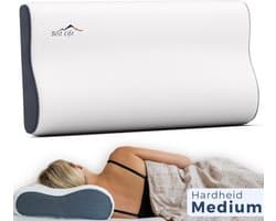 Best Life Hoofdkussen Nekklachten - Ergonomisch Kussen - Traagschuim Hoofdkussen - Guna Medium Zijslaper - Slaapkussen
