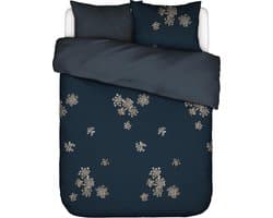 Essenza Lauren Dekbedovertrek Indigo blauw - Lits-Jumeaux - 240x200/220 cm