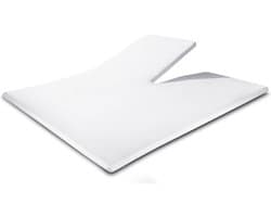 Sleeptime Splittopper Jersey Hoeslaken - 160X200 - Wit