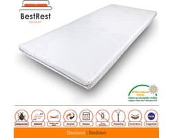Cooltouch Topdekmatras - Nasa Traagschuim topper - ca. 6cm dik -140x210cm