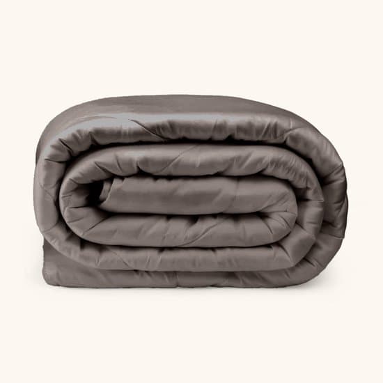 Y-NOT - Dekbed Zonder Overtrek 100% Bamboe 200x220 Taupe/Grey - 2 Persoons - Wasbaar Dekbed - Hoesloos dekbed - Dekbed met vaste overtrek - 30 dagen proefslapen - Duurzaam - Organic