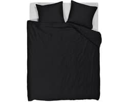 Beddinghouse Change dekbedovertrek - Effen - Tweepersoons - 200x200/220 - Black