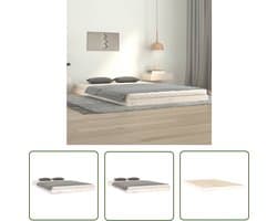 vidaXL Massief Grenenhout - Houten Bedframe - Bedframe massief grenenhout wit 120x200 cm - Wit Bedframe - Bedframe 120x200 - Tweepersoons Bedframe