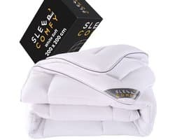 Sleep Comfy - White Soft Series - 200x200 cm - All Year Dekbed - Enkel Dekbed - Anti Allergie Dekbed - Comfort & Ademend - Tweepersoons Dekbed