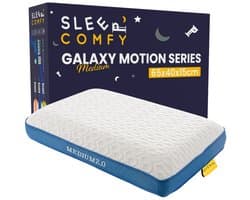 Sleep Comfy - Galaxy Series - Hoofdkussen Slaapkamer - Orthopedisch - Ergonomisch - Anti Nekklachten - Galaxy Motion Medium 2.0 | 65x40x15 cm