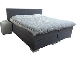 Slaaploods.nl Sara - Boxspring Inclusief Matras - 140x200 cm - Grijs