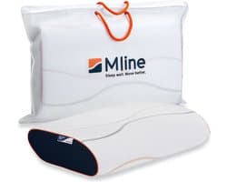 M line Pillow You ergonomisch hoofdkussen - soft/medium – anti-allergeen – tegen nek- en schouderklachten – 11 cm hoog – oranje