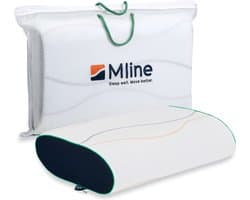 M line Pillow You ergonomisch hoofdkussen - soft/medium – anti-allergeen – tegen nek- en schouderklachten – 12 cm hoog – groen
