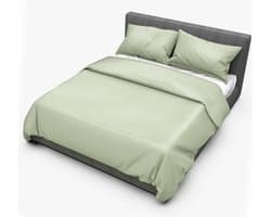 Dream Sheets Marrakesh - Dekbedovertrek 200 x 200/250 - Katoen Satijn - Tweepersoons - Green Olive - Groen