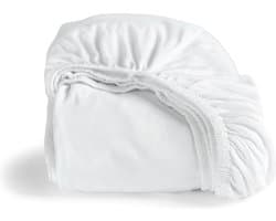 Cinderella - Hoeslaken - tot 25 cm matrashoogte - Double Jersey - 160x200/210/220 cm - Wit